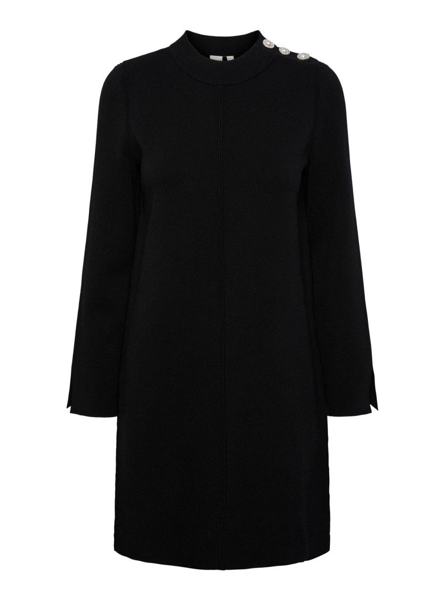 Klaer Y.A.S | Yasdima Ls Knit Dress S. Black