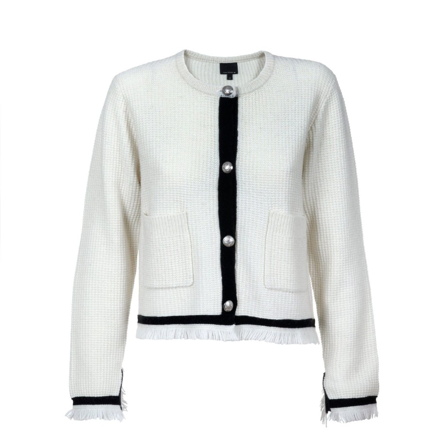 Klaer Ane Mone | Josefine Cardigan Offwhite Beige