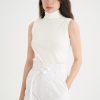 Klaer Inwear | Dagnaiw Rollneck Top Whisper White