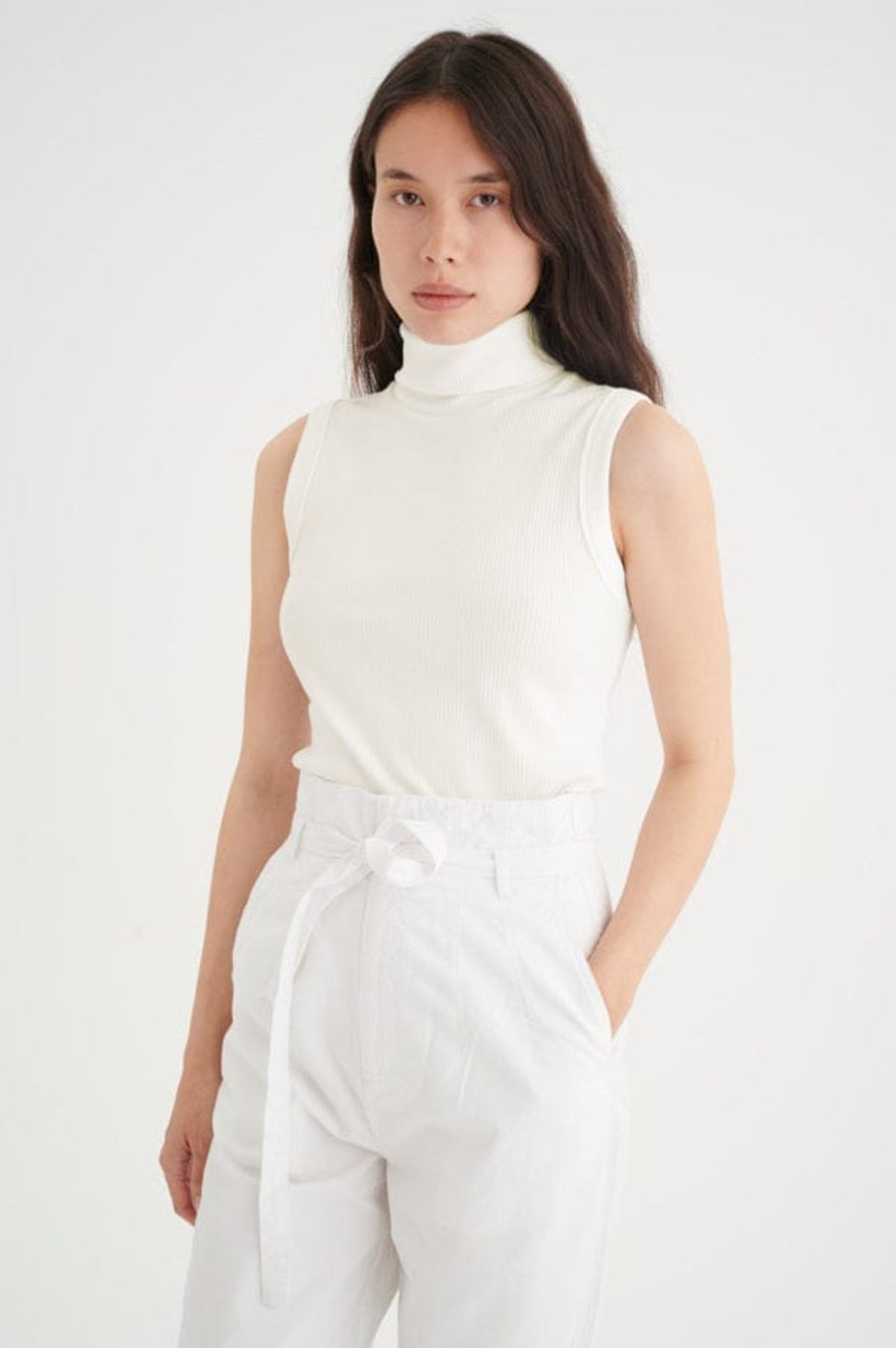 Klaer Inwear | Dagnaiw Rollneck Top Whisper White