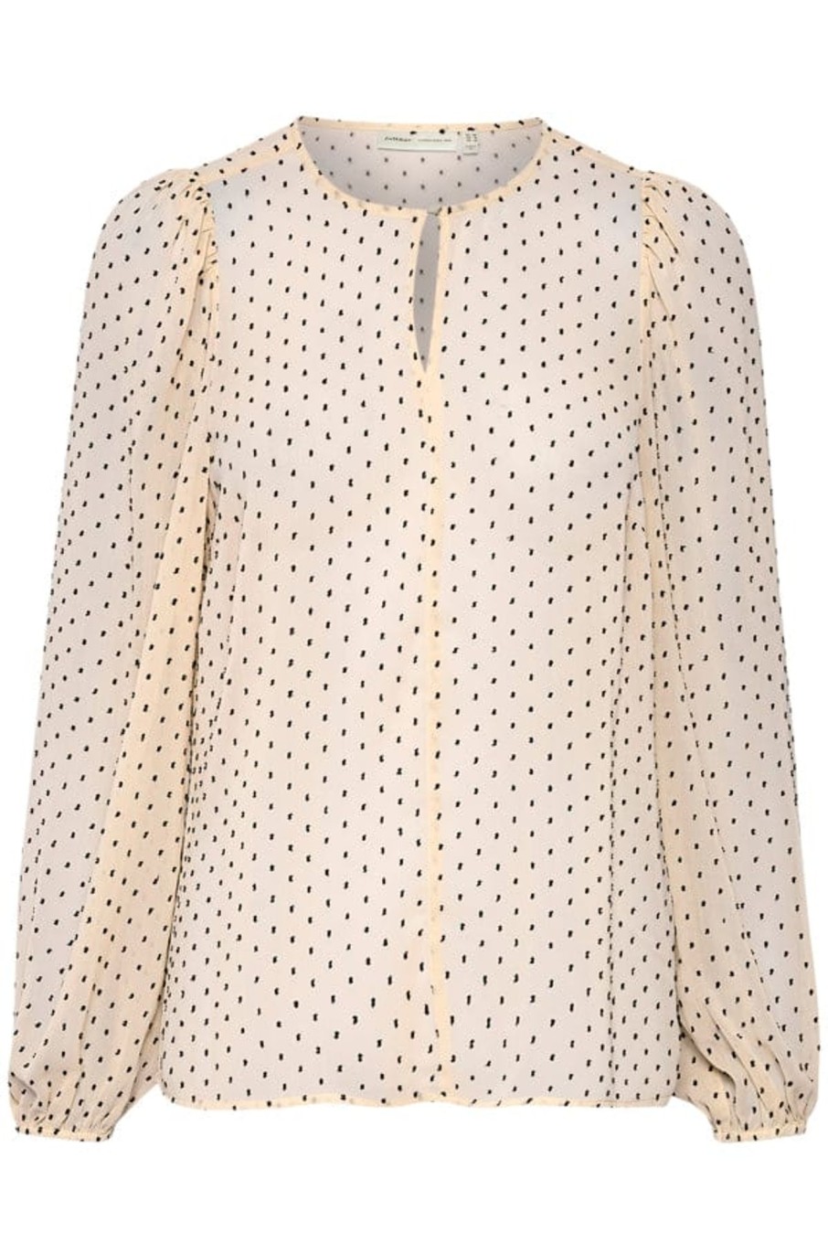 Klaer Inwear | Ibiiw Long Sleeve Blouse French Nougat White