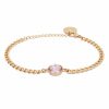 Tilbehor Camilla Øhrling | Carla Vintage Rose Bracelet Pink