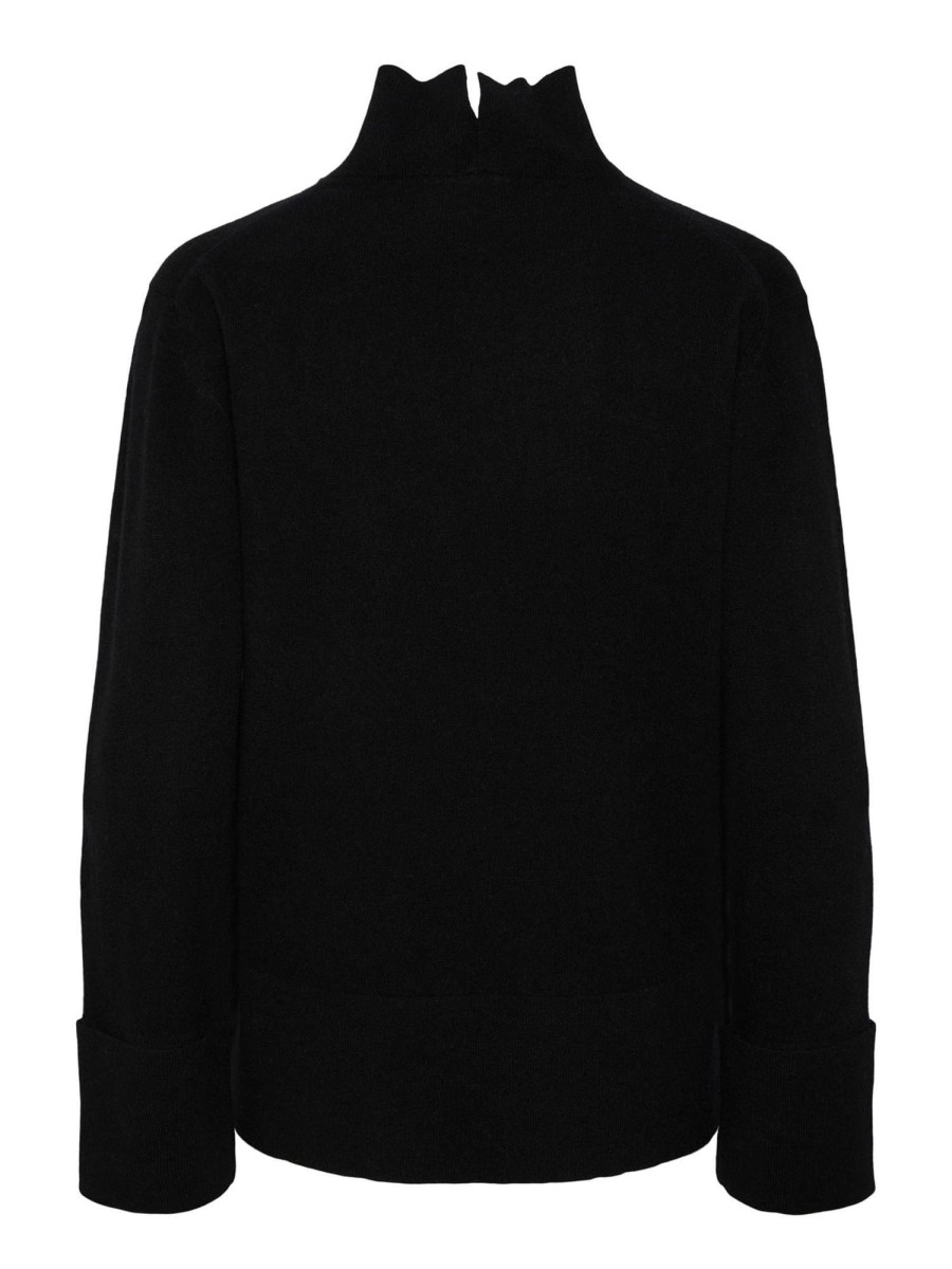 Klaer Y.A.S | Yasemilie Highneck Knit Pullover Black