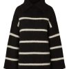 Klaer Selected Femme | Alva Ls Collar Knit Birch Black