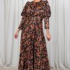 Klaer ByTiMo | Plisse Midi Dress Dark Rose Red