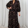 Klaer ByTiMo | Boho Relaxed Dress Leaves Black