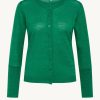 Klaer Claire Woman | Candy-Cw - Knitjacket Bear Grass Melange Green