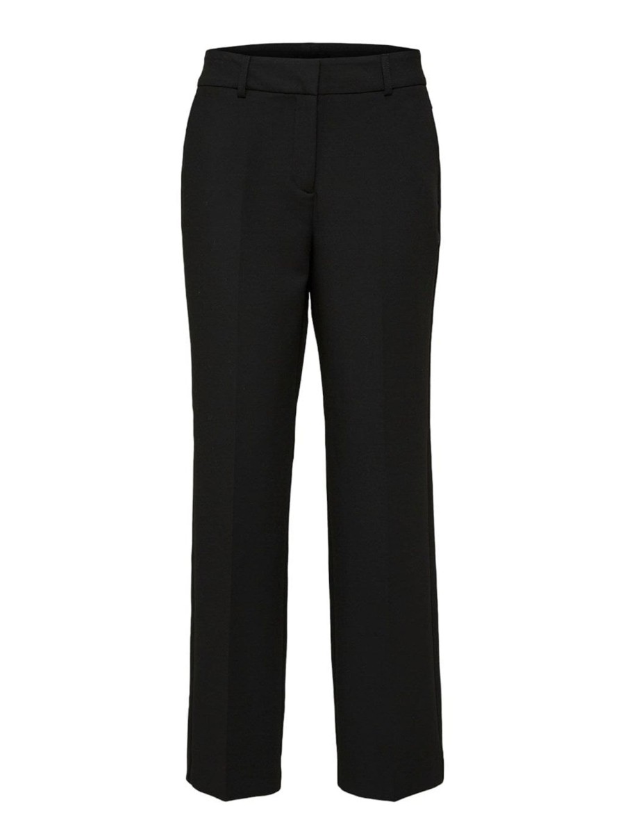 Klaer Selected Femme | Rita Mw Wide Pant Black