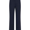 Klaer Selected Femme | Rita Mw Wide Pant Dark Sapphire Melange Blue