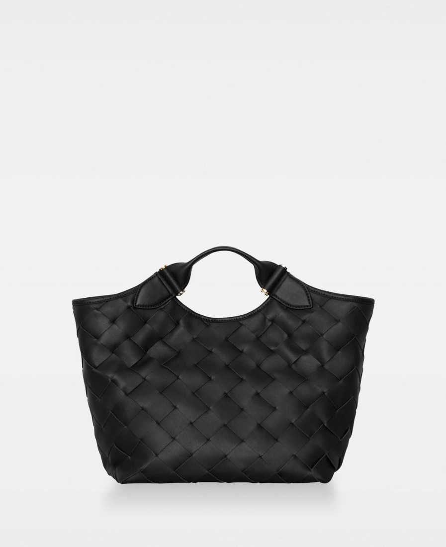 Tilbehor Decadent | Jessica Woven Tote Black