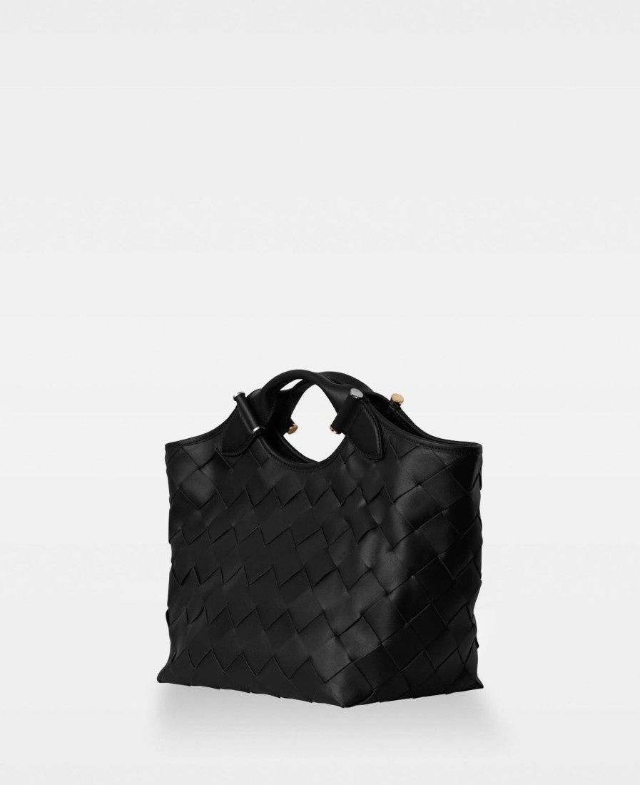 Tilbehor Decadent | Jessica Woven Tote Black