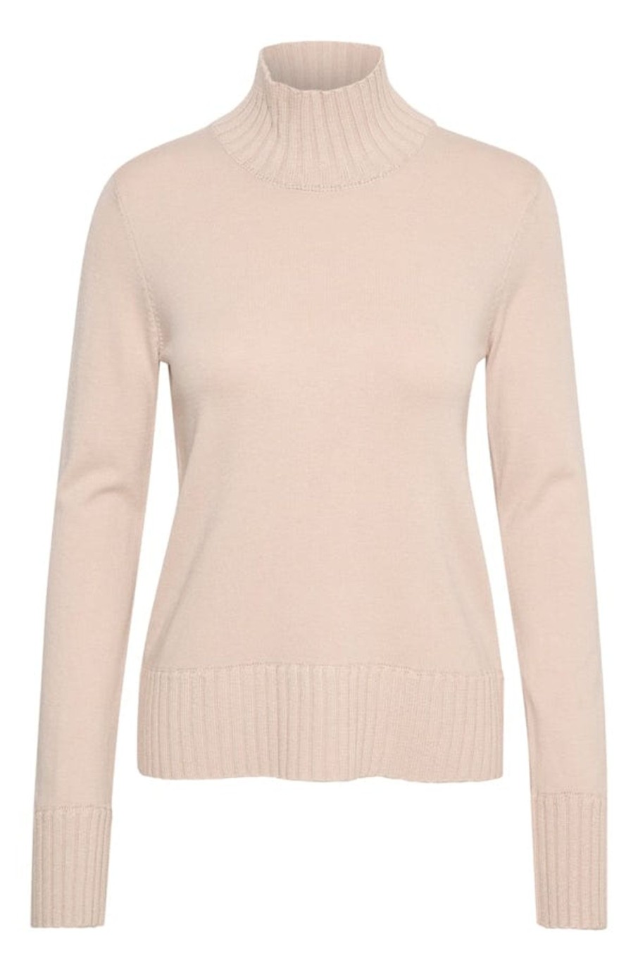 Klaer Inwear | Orkideaiw Turtleneck Haze Melange Beige