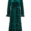 Klaer Ane Mone | Lilliana Dress Bottle Green