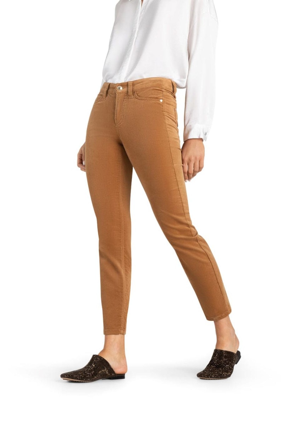 Klaer Cambio | Piper Cropped Pure Gold Beige