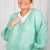 Klaer American Dreams | Milana Ls Mohair Knit Light Green