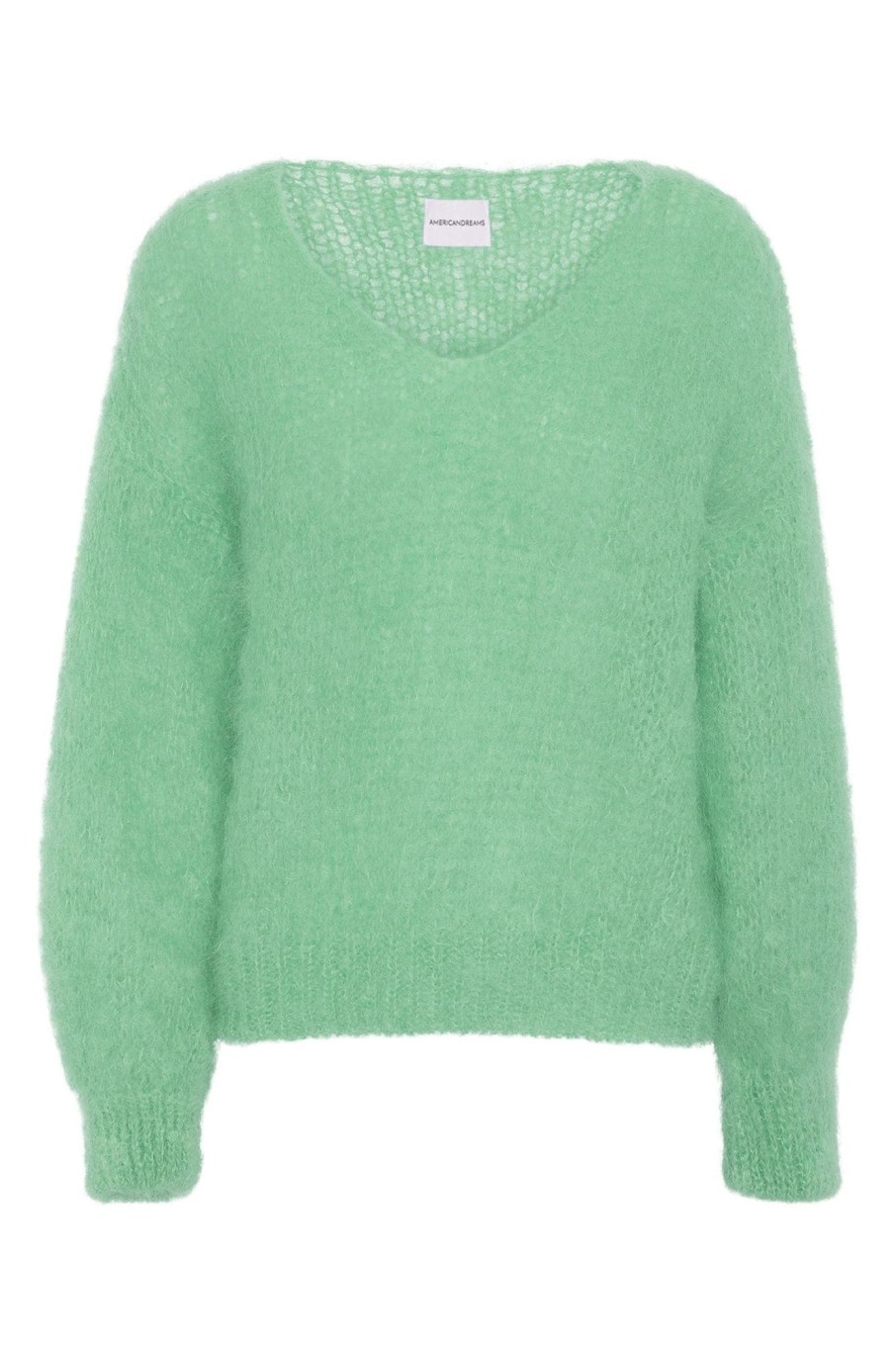 Klaer American Dreams | Milana Ls Mohair Knit Light Green