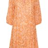 Klaer Part Two | Mandarin Botanical Botellepw Dress Orange