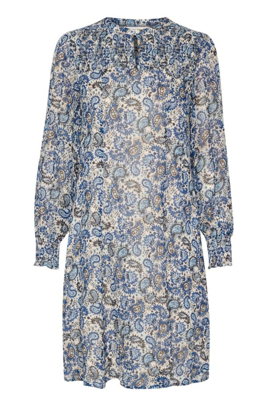 Klaer Part Two | Rinettepw Dress Paisley Print Blue