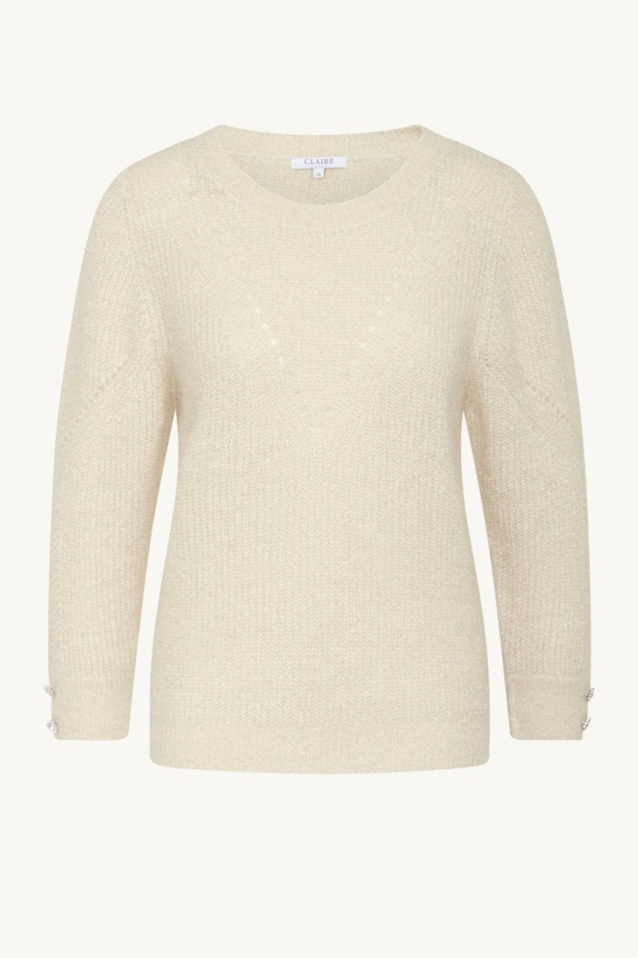 Klaer Claire Woman | Priesha-Cw - Pullover Ivory Beige