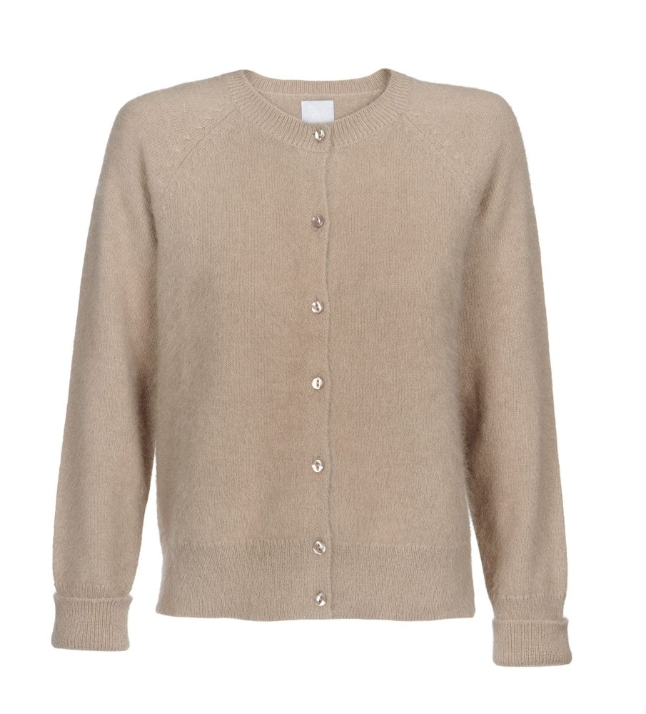 Klaer Ane Mone | Eva Cardigan Champagne Beige