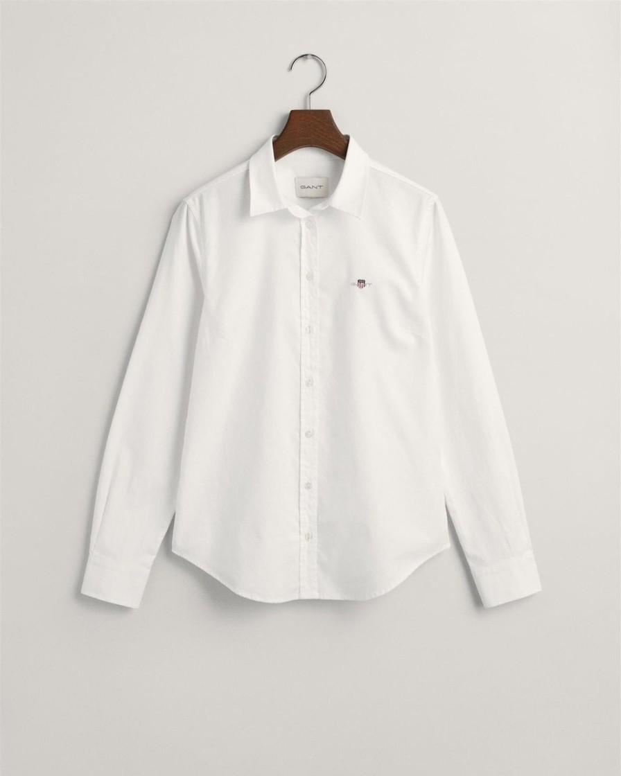 Klaer GANT | Slim Fit Stretch Oxford Shirt White