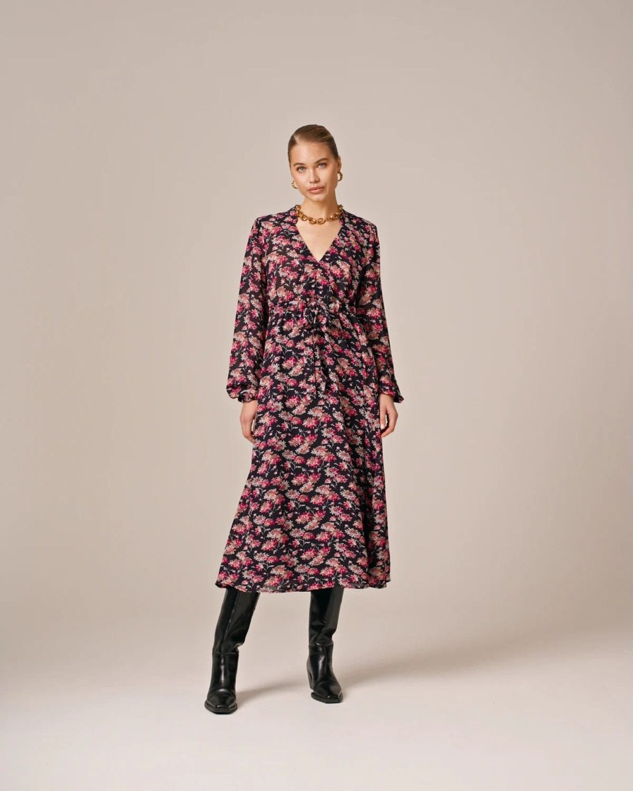 Klaer ByTiMo | Spring Tieband Dress Flora Red