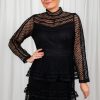 Klaer Y.A.S | Yasalberta Ls New Lace Dress Black