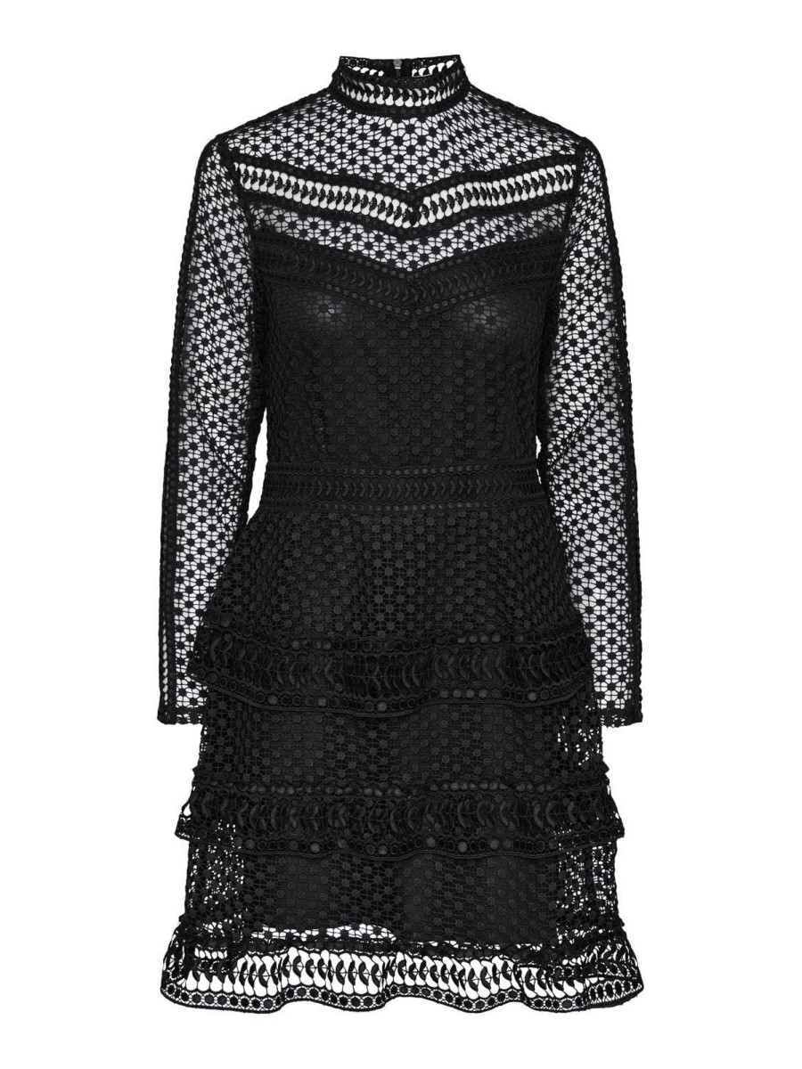 Klaer Y.A.S | Yasalberta Ls New Lace Dress Black