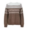 Klaer Ane Mone | Savannah Pullover Brown Saddlebrown