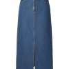 Klaer Selected Femme | Esther Hw Skirt Medium Denim Blue