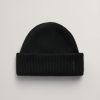 Tilbehor GANT | Wool Ribbed Beanie Black