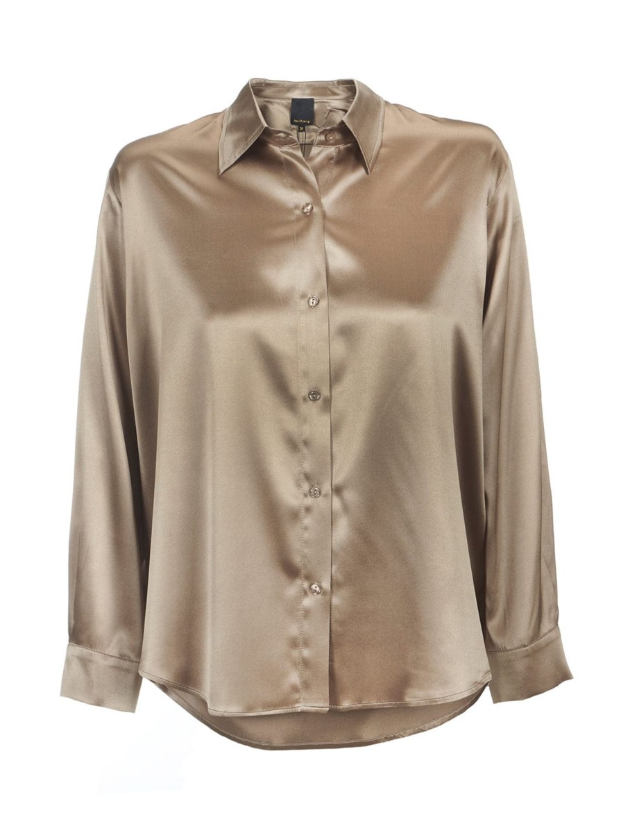 Klaer Ane Mone | Oline Blouse Champagne Beige