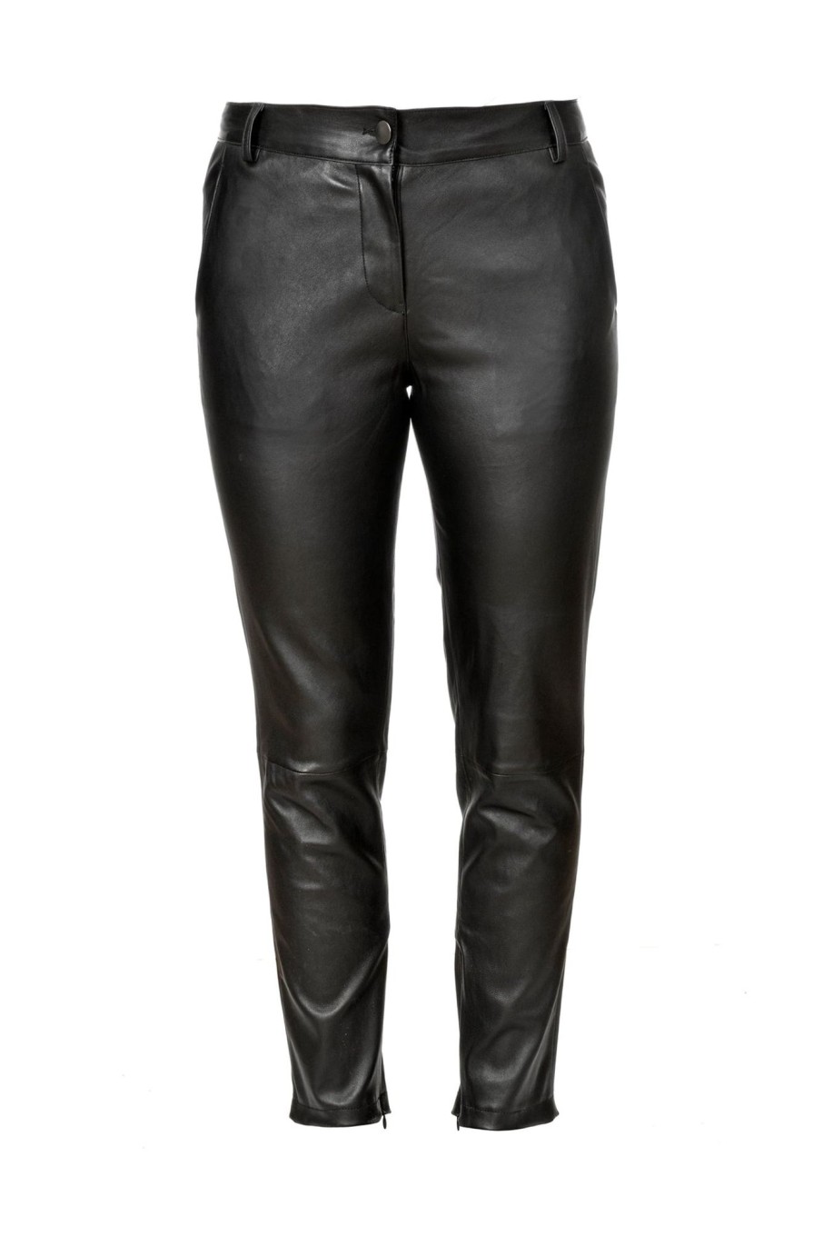 Klaer Ane Mone | Stella Leather Trouser Black