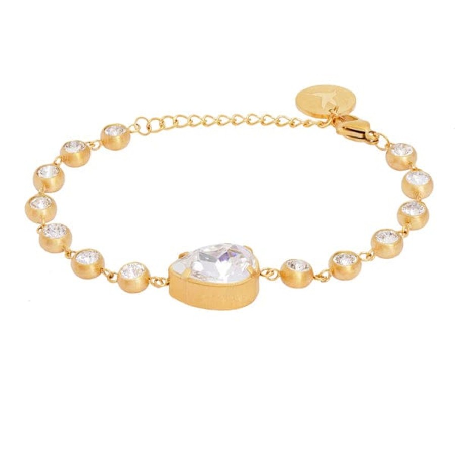 Tilbehor Camilla Øhrling | Billie Crystal Bracelet Yellow