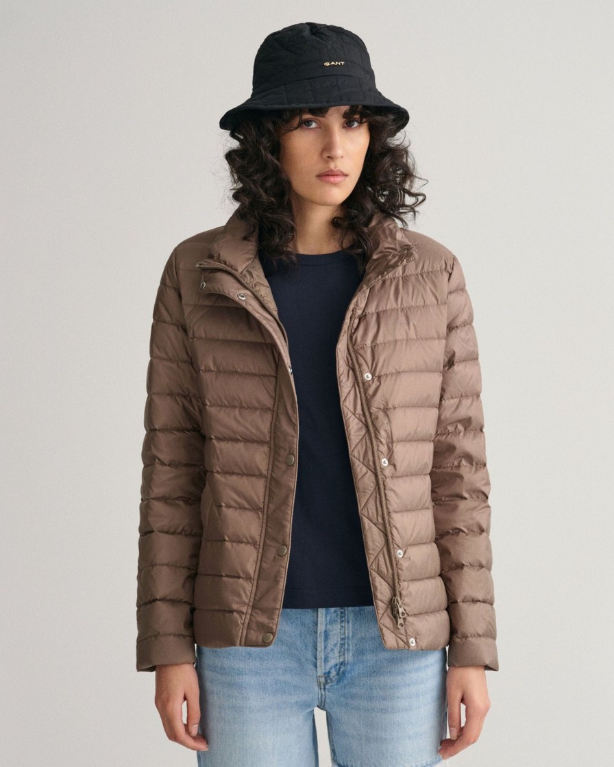 Klaer GANT | Light Down Jacket Desert Brown Saddlebrown