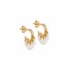 Tilbehor ENAMEL Copenhagen | Astrid Earrings Pearl White