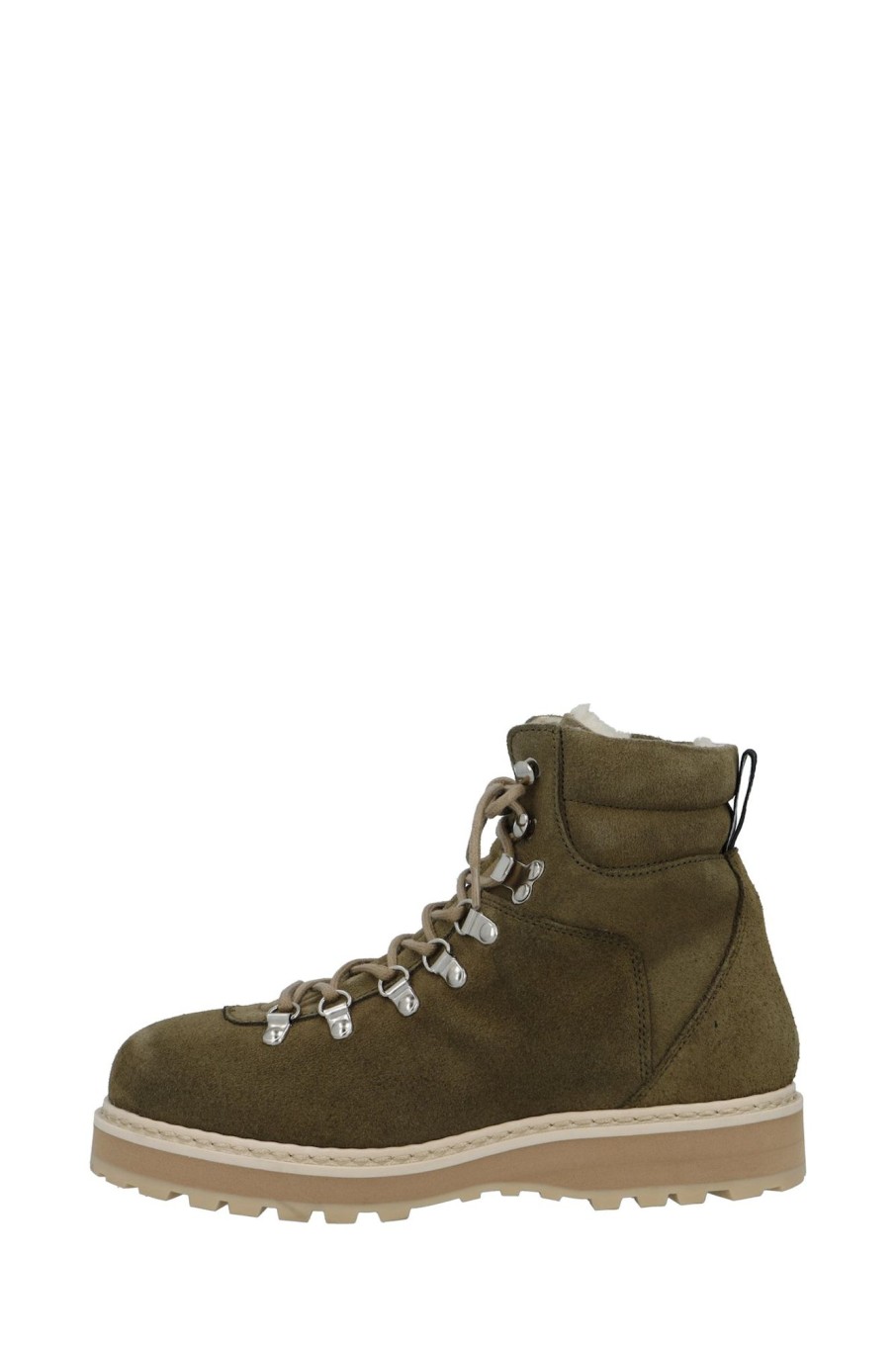 Sko Bianco | Biagaby Hiking Boot Suede Khaki Beige