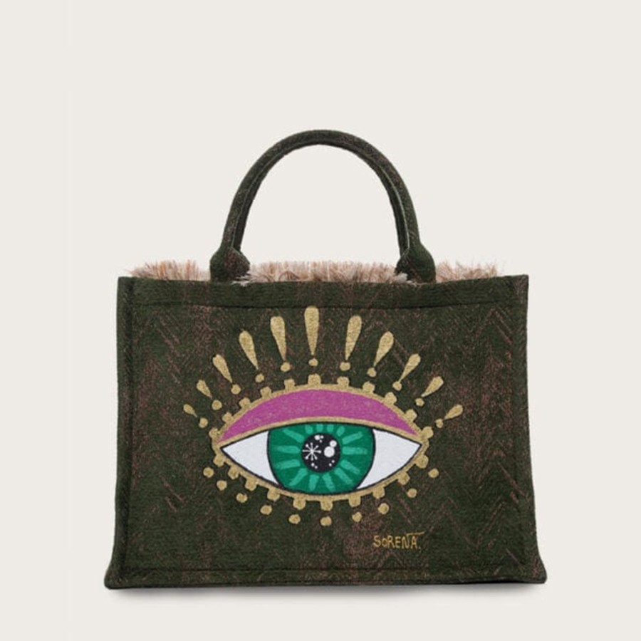 Tilbehor Sorena | Gigi Tote Bag Green