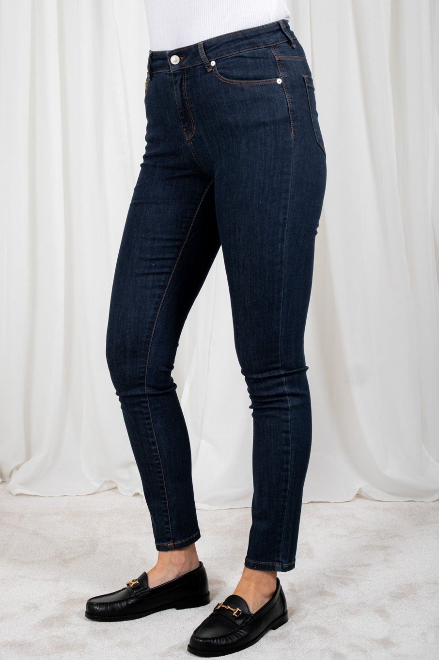 Klaer IVY Copenhagen | Alexa Ankle Jeans Excl. Denim Blue