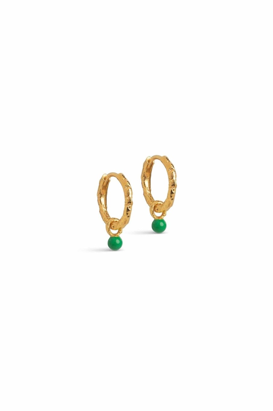 Tilbehor ENAMEL Copenhagen | Belle Earrings Grass Green