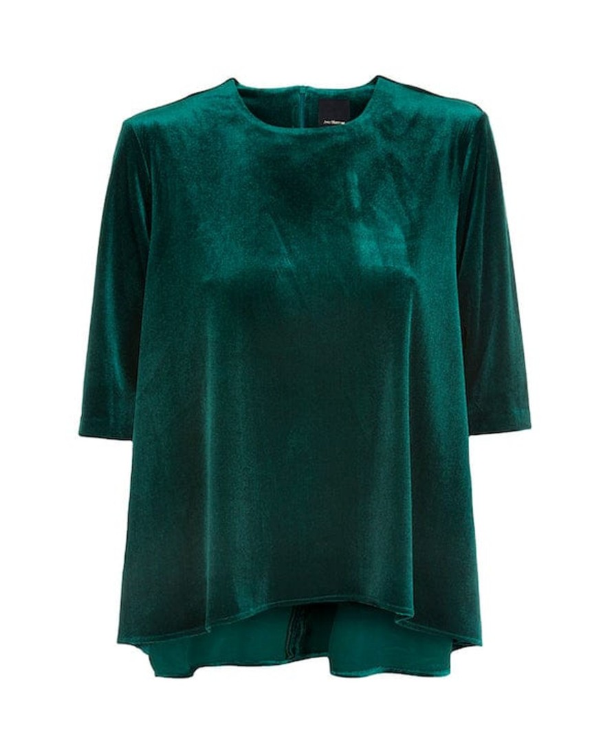 Klaer Ane Mone | Amina Blouse Bottle Green