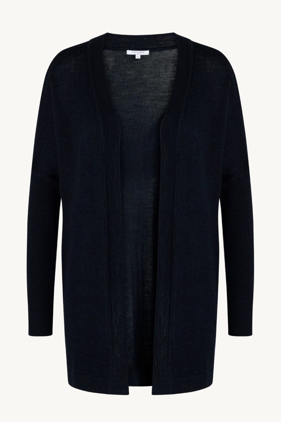 Klaer Claire Woman | Coco Knitjacket Dark Navy Melange Blue