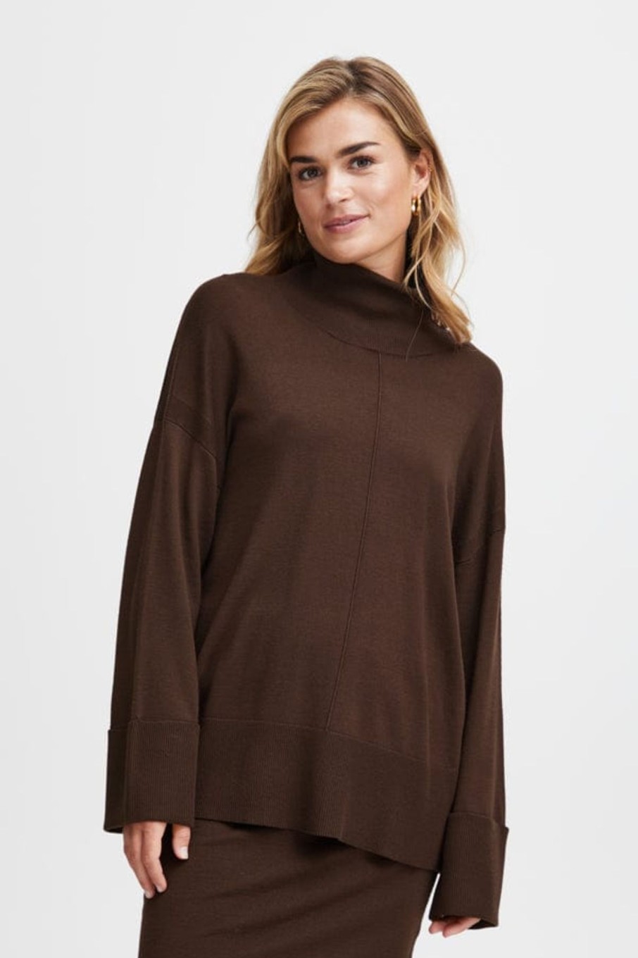 Klaer Fransa | Alma Pullover 5 Mole Saddlebrown