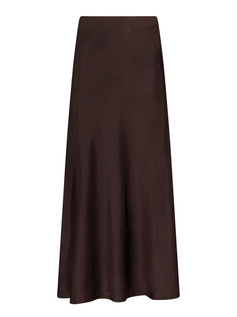 Klaer Neo Noir | Bovary Skirt Dark Brown Saddlebrown