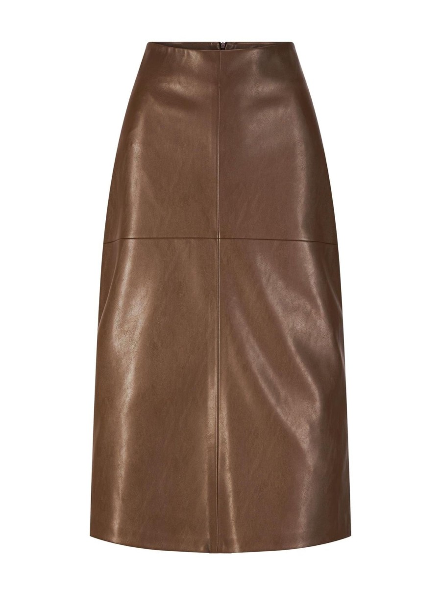 Klaer Katrin Uri | Oslo Skirt Nougat Saddlebrown