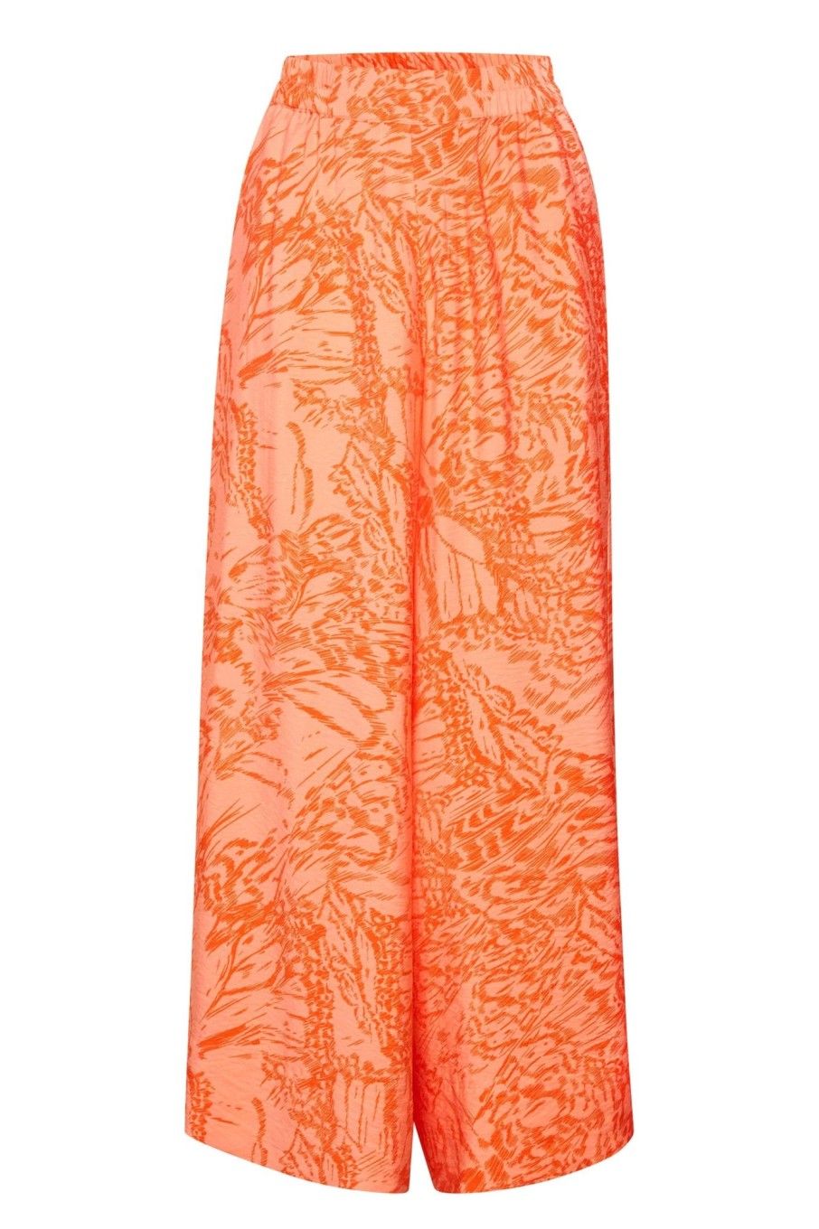 Klaer Inwear | Dritaiw Pant Cantaloupe Big Abstract Butter Orange