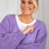 Klaer American Dreams | Milana Ls Mohair Knit Lilac Violet