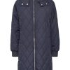 Klaer Inwear | Ektraiw Hood Coat Marine Blue