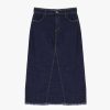 Klaer Please Jeans | Skirt Longuette Blu Denim Blue