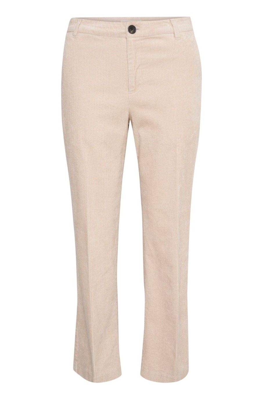 Klaer Part Two | Mishapw Cropped Pants Perfectly Pale White